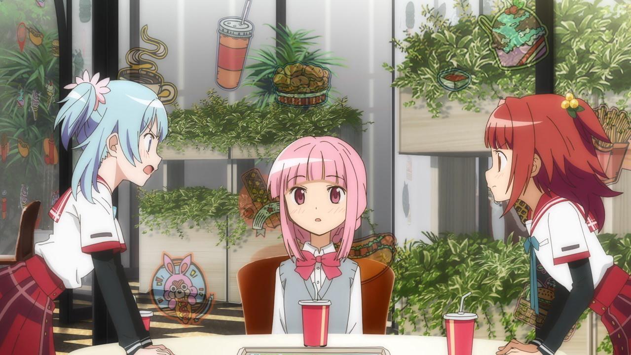 Kaori Ishihara, Ayaka Ohashi, and Momo Asakura in Magia Rekdo: Mah Shjo Madoka Magika Gaiden: Sore ga zekk shmei-sho (2020)