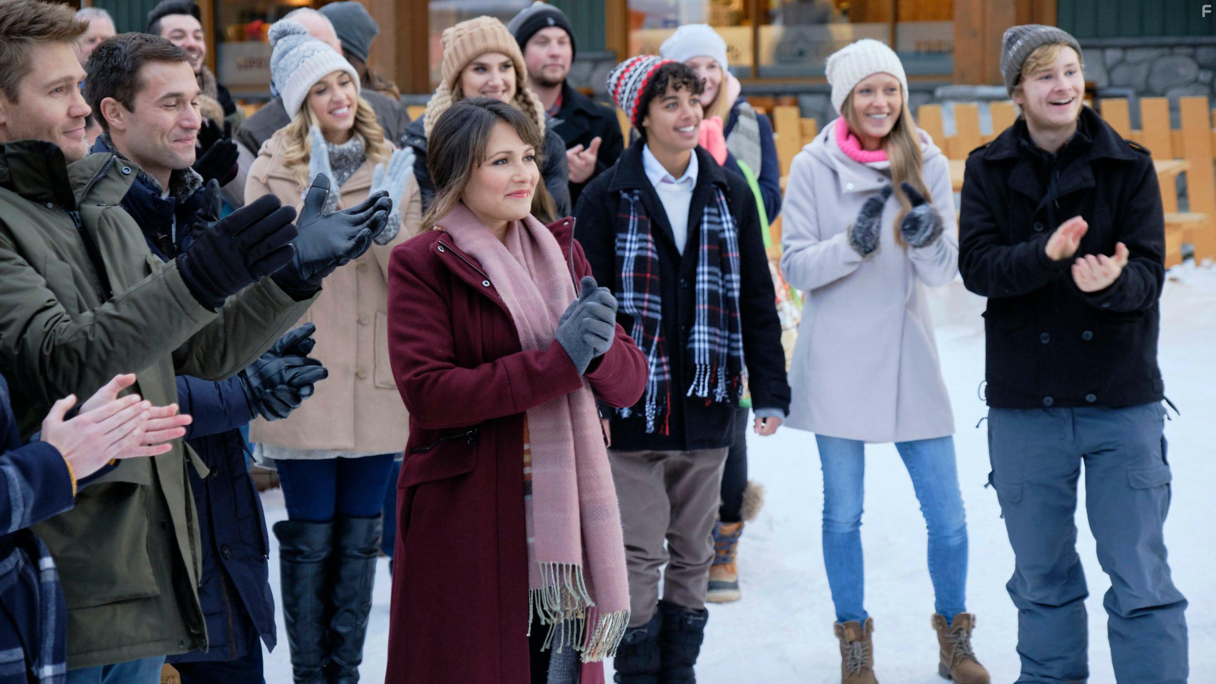 Chad Michael Murray, Italia Ricci, and Jack Turner in Alice in Winterland (2020)