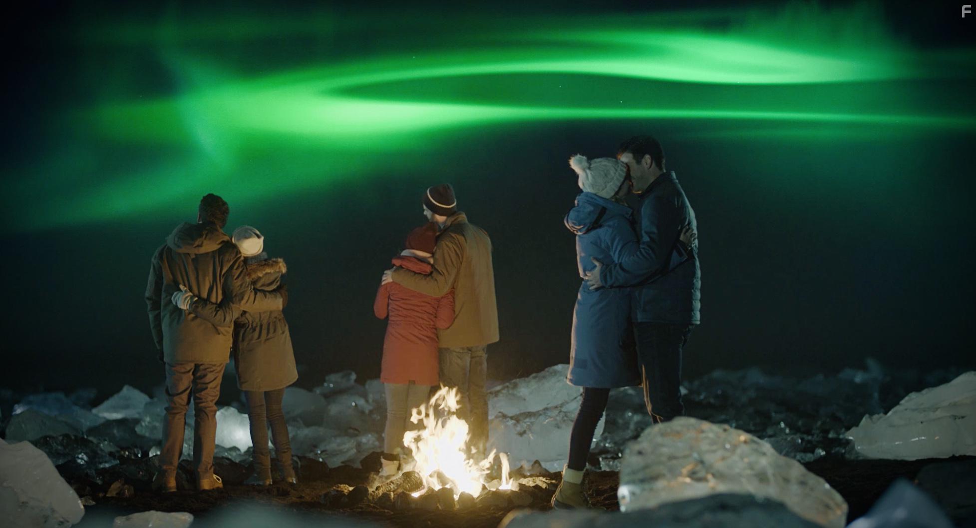 Kaitlin Doubleday, Jel Smundsson, Kate Easton, Preston Sadleir, Colin Donnell, and Patti Murin in Love on Iceland (2020)
