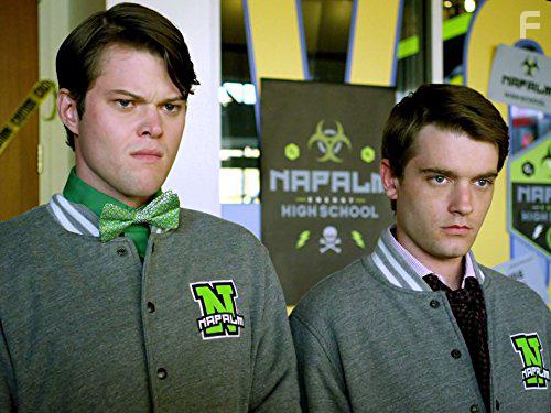 Bryan Forrest and Chase Williamson in Video Game High School (2012)