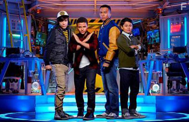 Raymond Alexander Cham Jr., Nathaniel J. Potvin, Pearce Joza, and Kamran Lucas in Mech-X4 (2016)