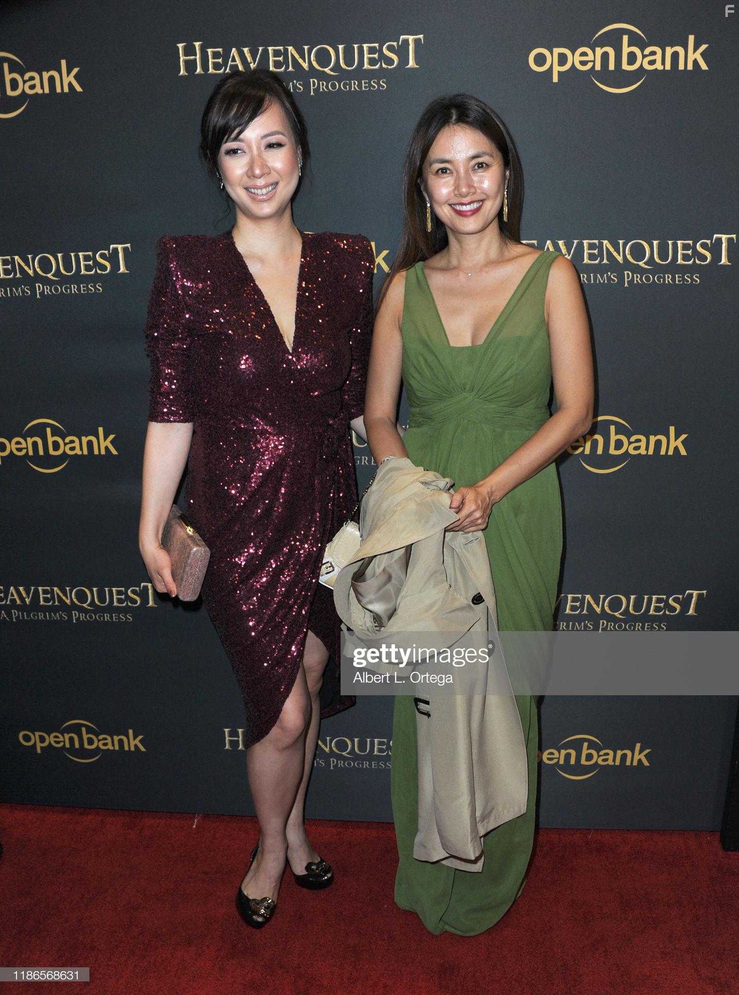 Ae-ra Shin and Rachel Tan at an event for Heavenquest: A Pilgrim's Progress (2020)