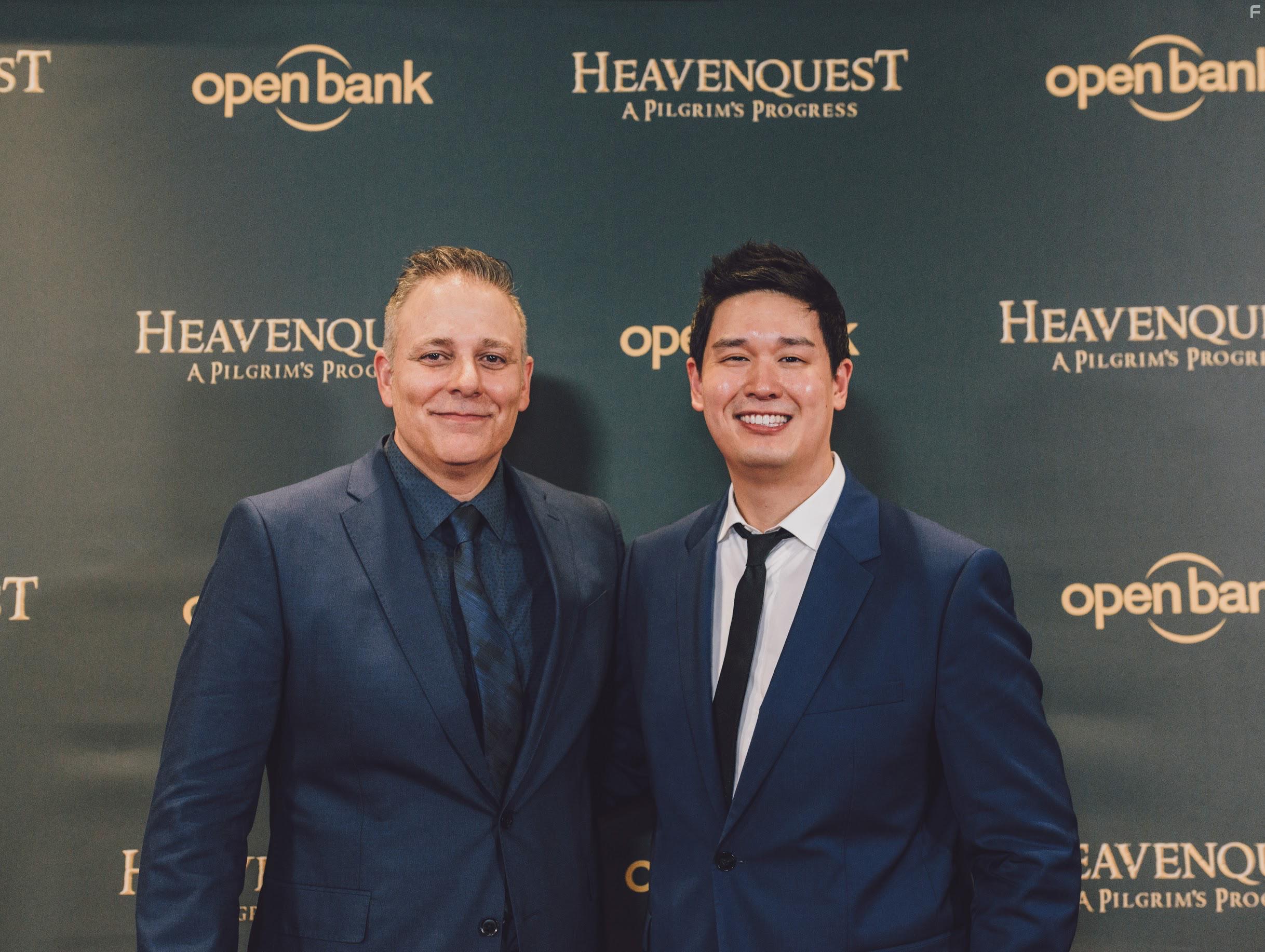 Matt Bilen and Dan Mark at an event for Heavenquest: A Pilgrim's Progress (2020)