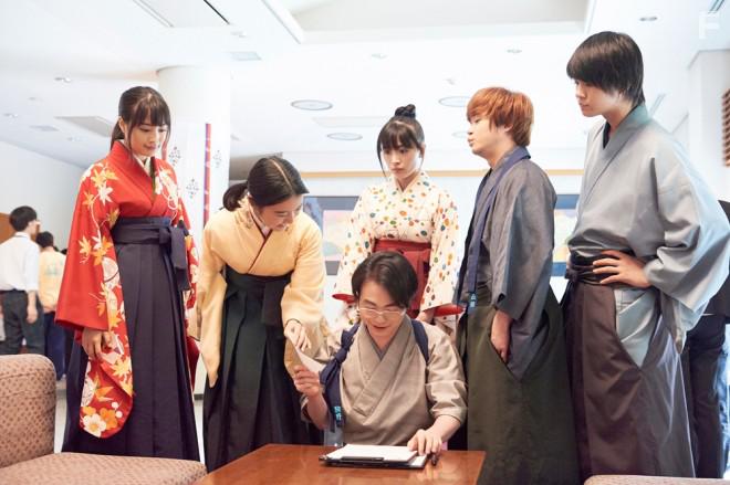 Yma Yamoto, Yki Morinaga, Mone Kamishiraishi, Suzu Hirose, and Mio Yki in Chihayafuru: Musubi (2018)