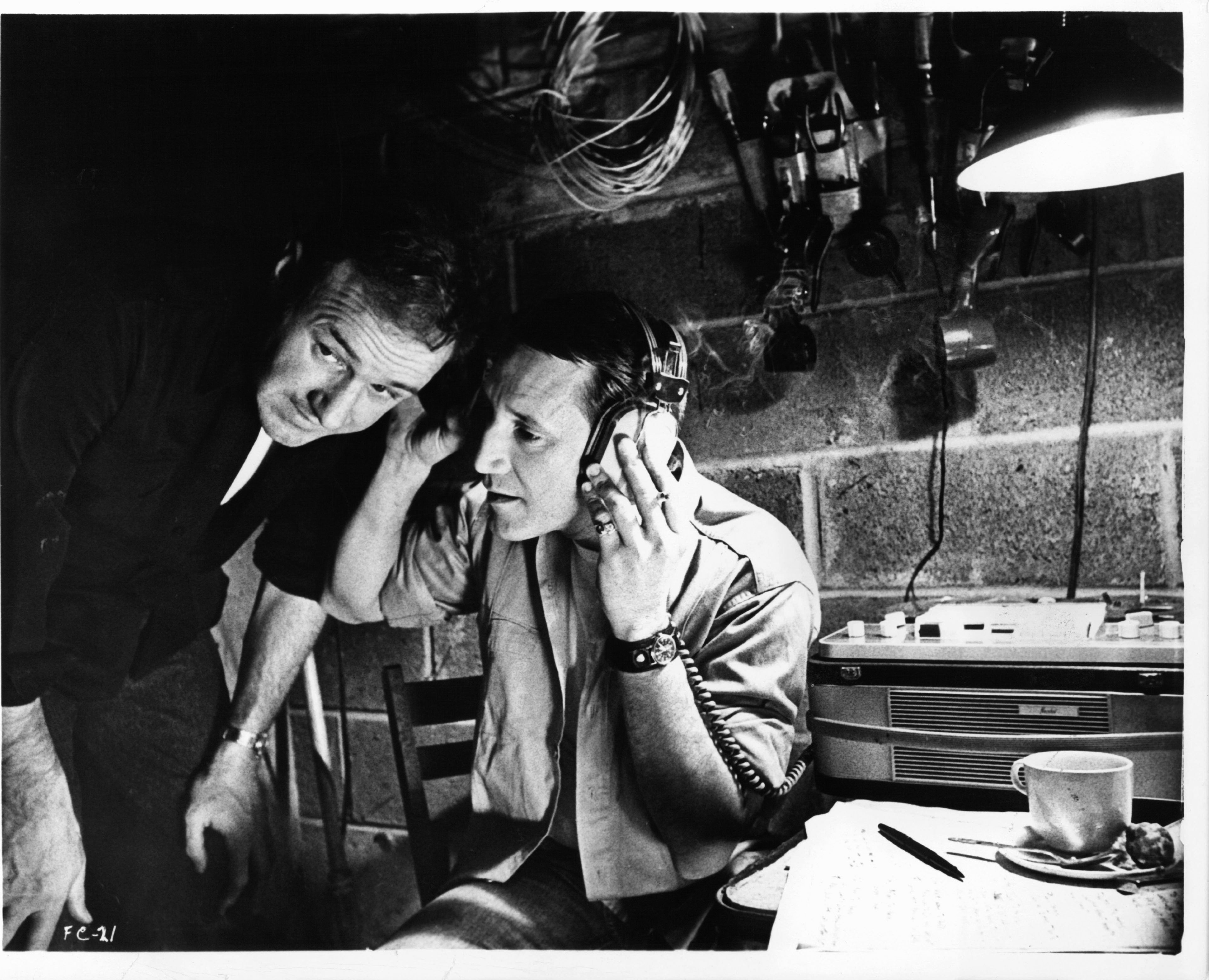 Gene Hackman and Roy Scheider in Французский связной (1971)