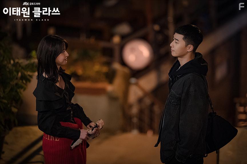 Seo-joon Park and Nara in Itaewon Keullasseu (2020)