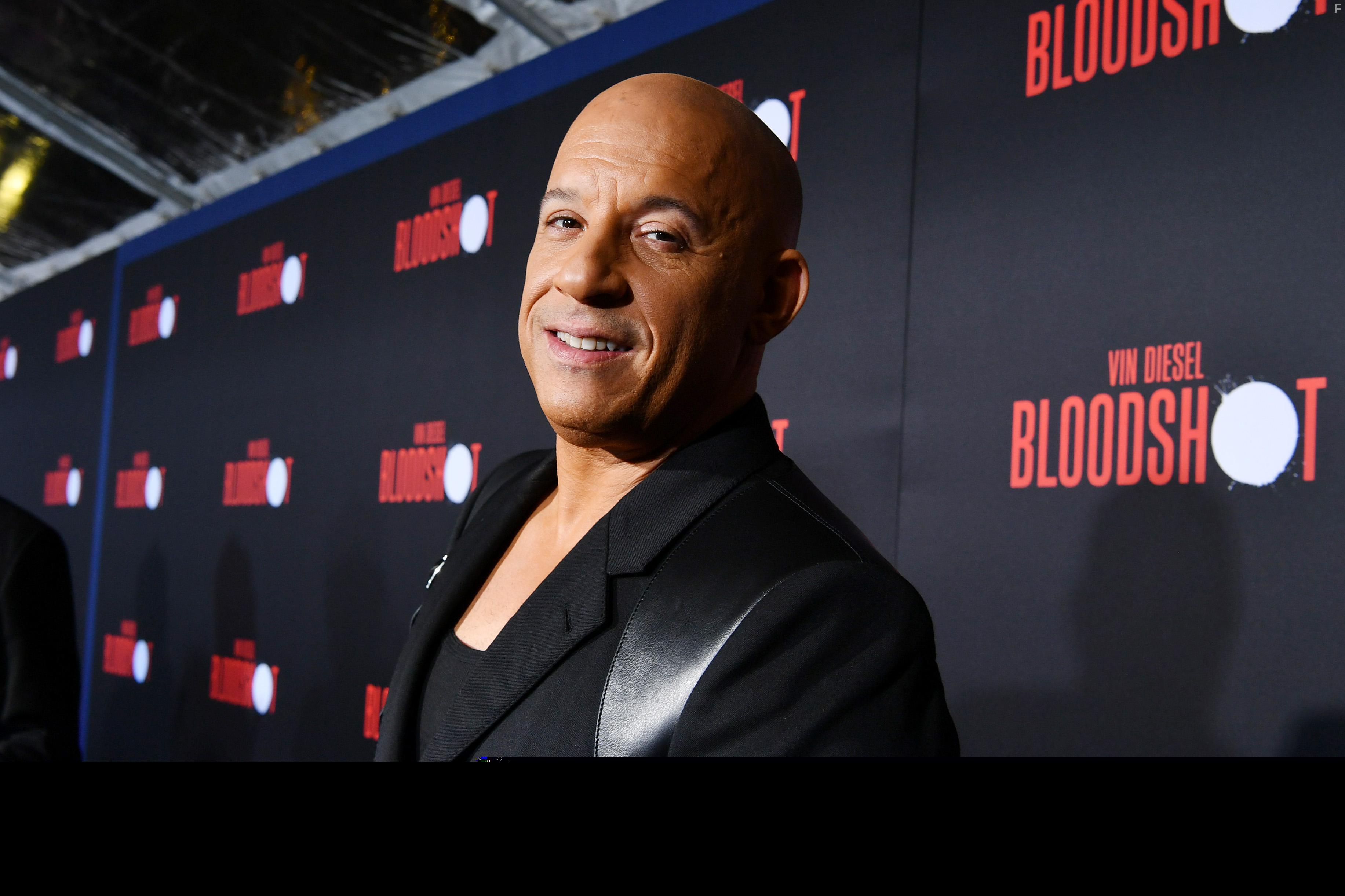 Vin Diesel at an event for Bloodshot (2020)