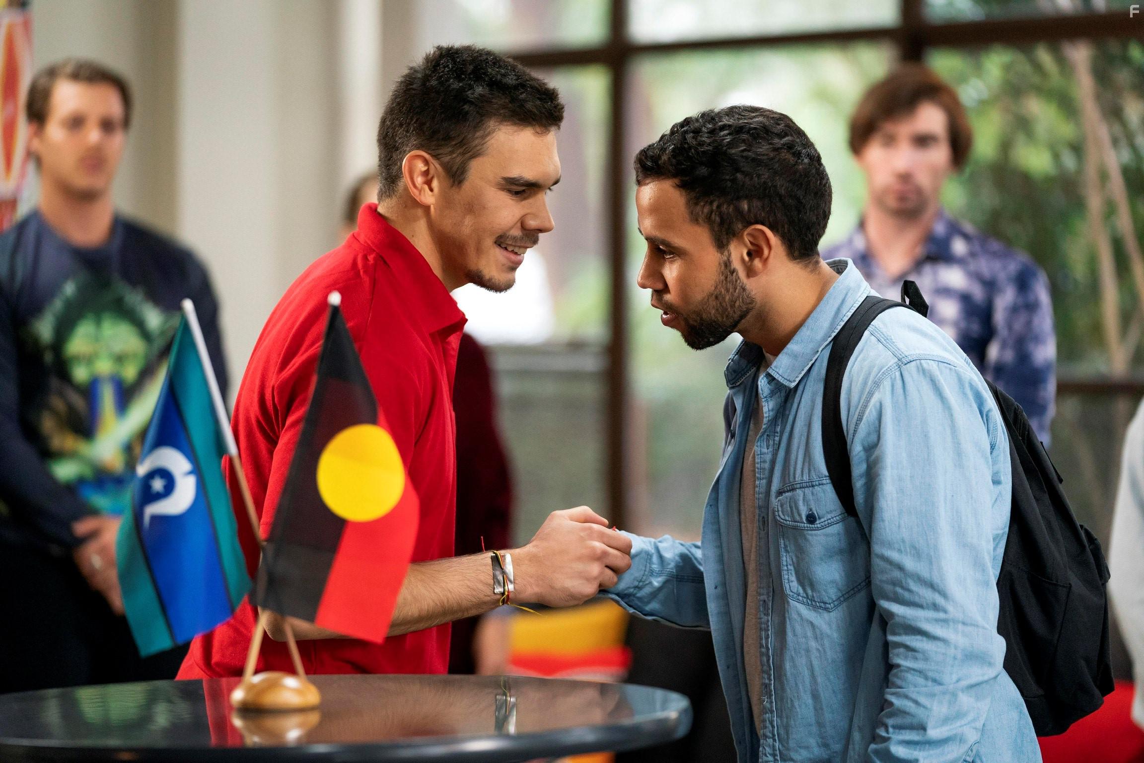 Black Comedy still with Tysan Towney and Aaron McGrath (2020)