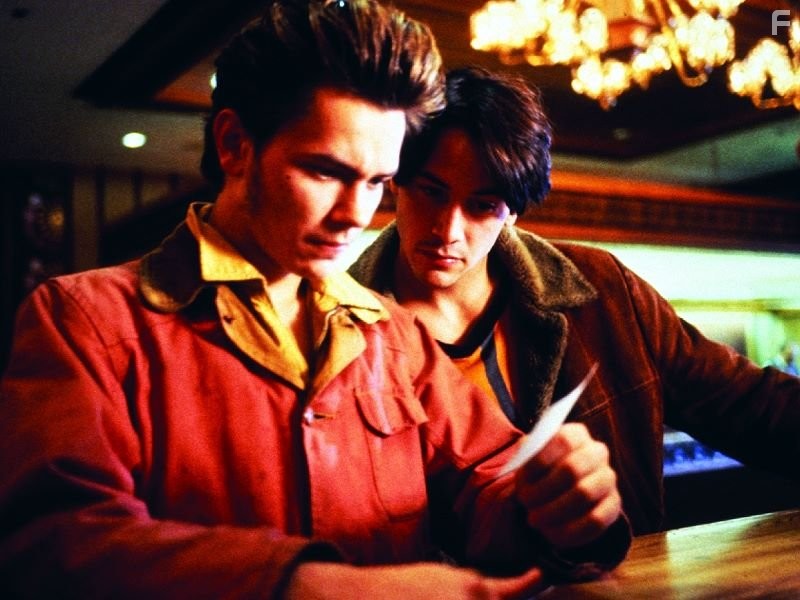River Phoenix and Keanu Reeves in Мой личный штат Айдахо (1991)