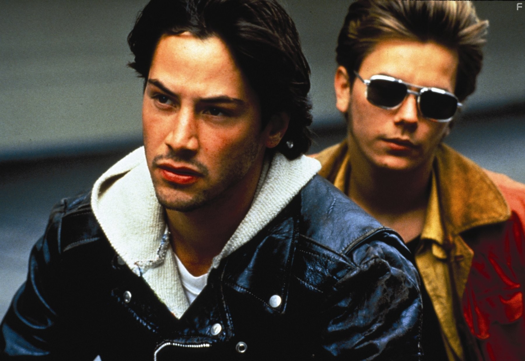 River Phoenix and Keanu Reeves in Мой личный штат Айдахо (1991)