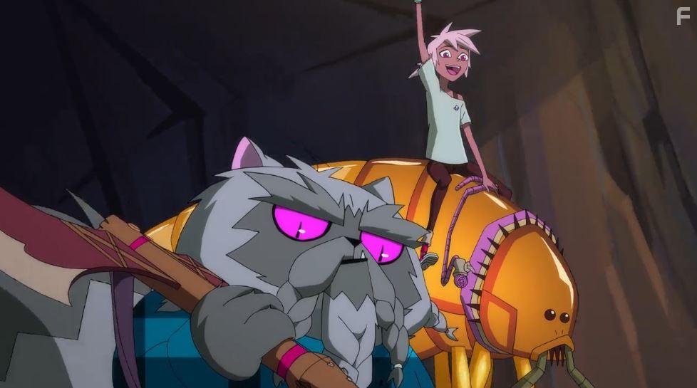 Steve Blum and Karen Fukuhara in Kipo and the Age of Wonderbeasts (2020)