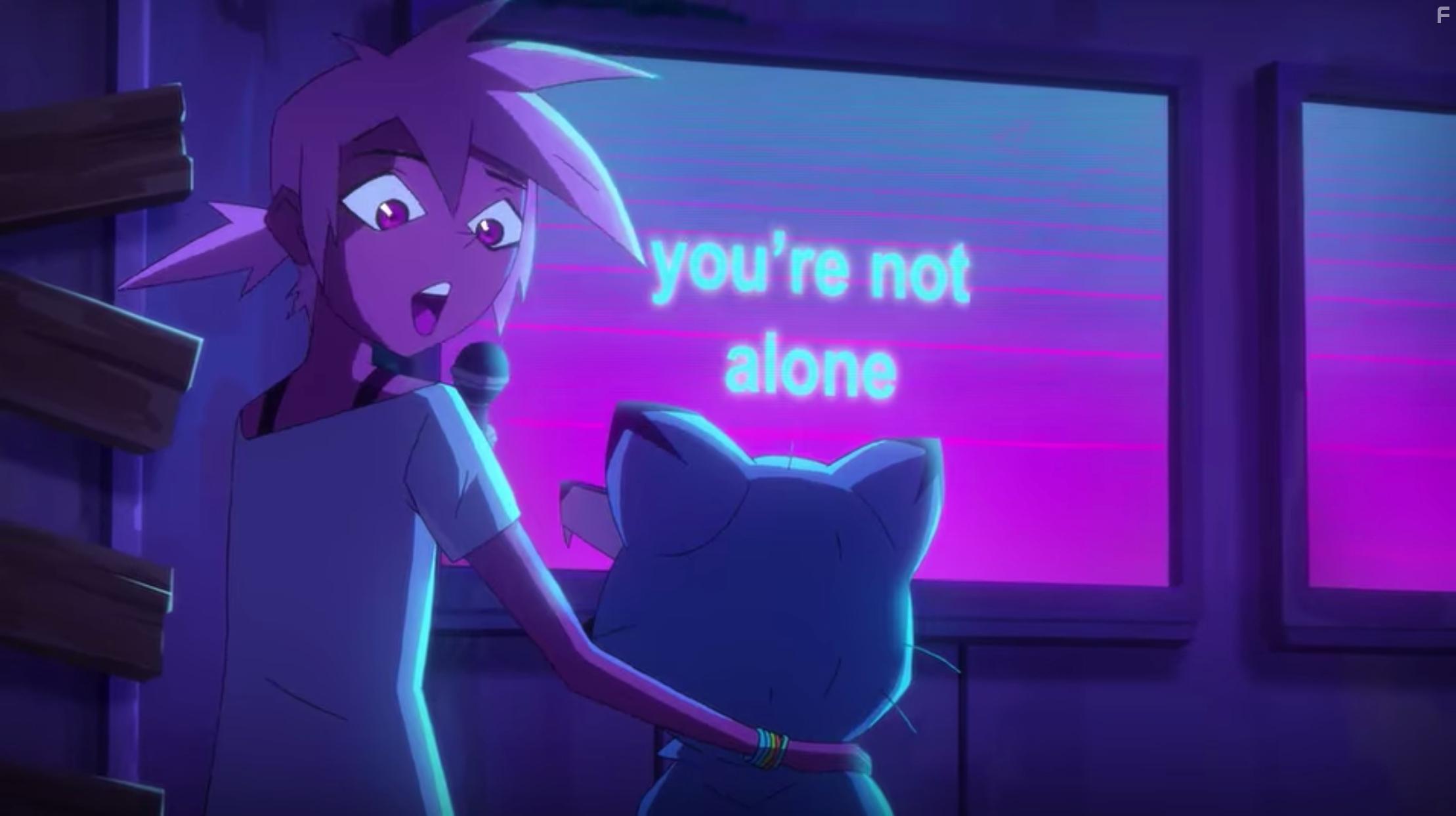 Sydney Mikayla and Karen Fukuhara in Kipo and the Age of Wonderbeasts (2020)