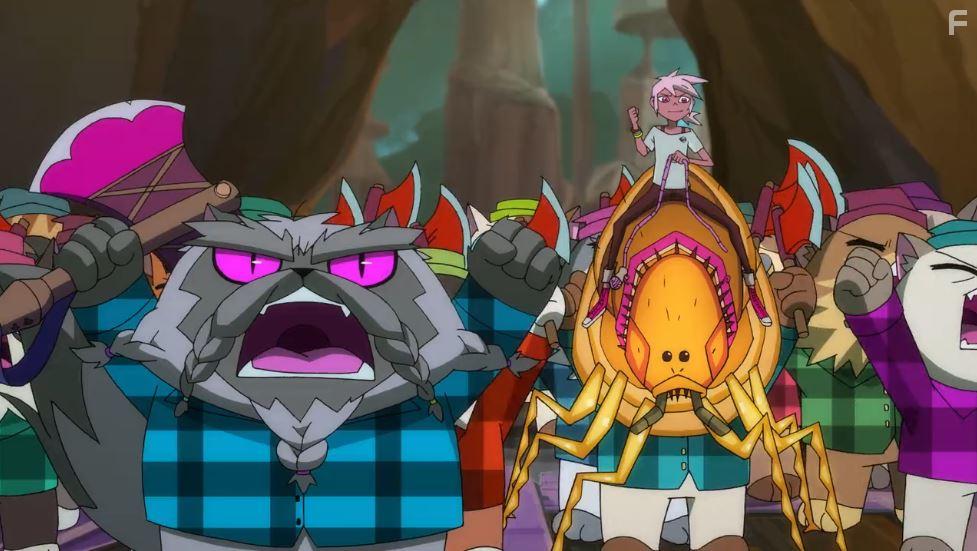 Steve Blum and Karen Fukuhara in Kipo and the Age of Wonderbeasts (2020)