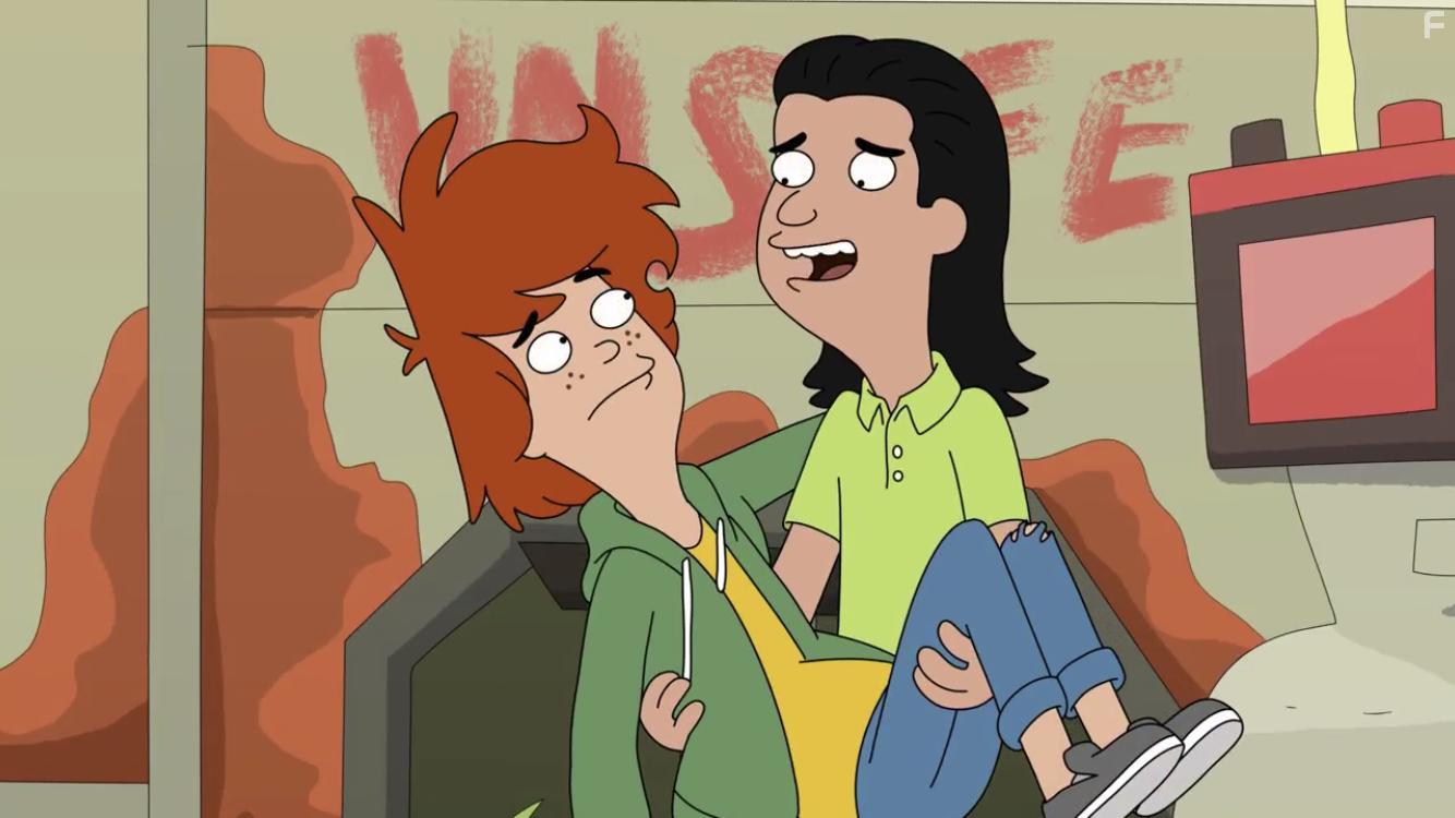 Amy Poehler and Zach Cherry in Duncanville (2020)