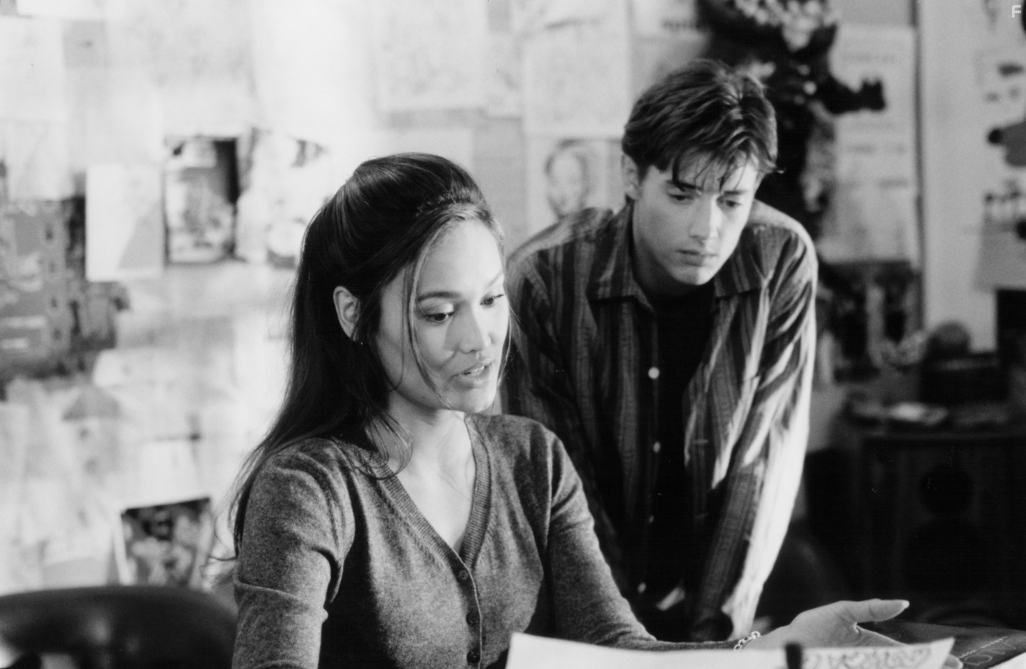 Tia Carrere and Jason London in My Teacher's Wife (1999)