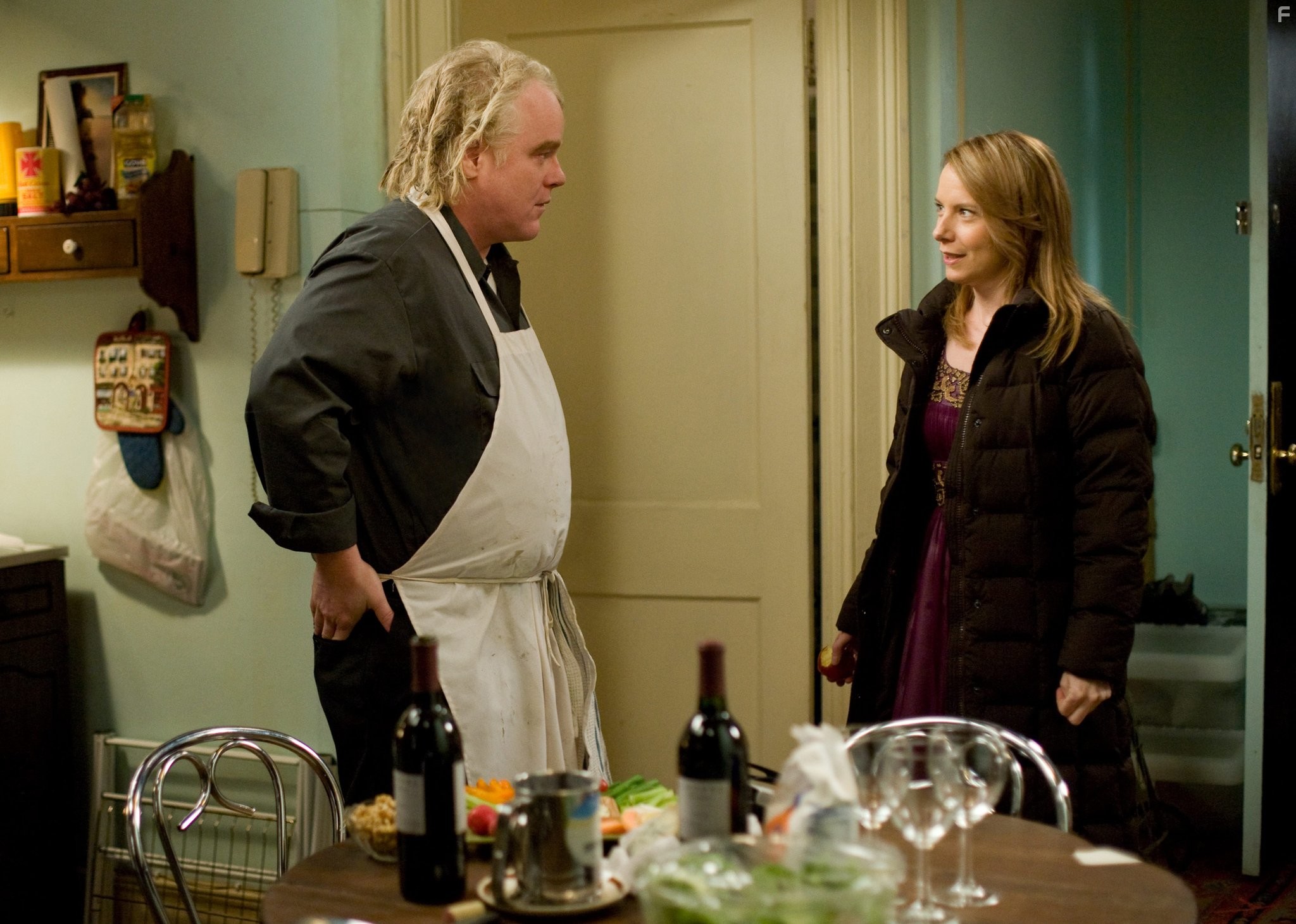 Philip Seymour Hoffman and Amy Ryan in Джек отправляется в плаванье (2010)