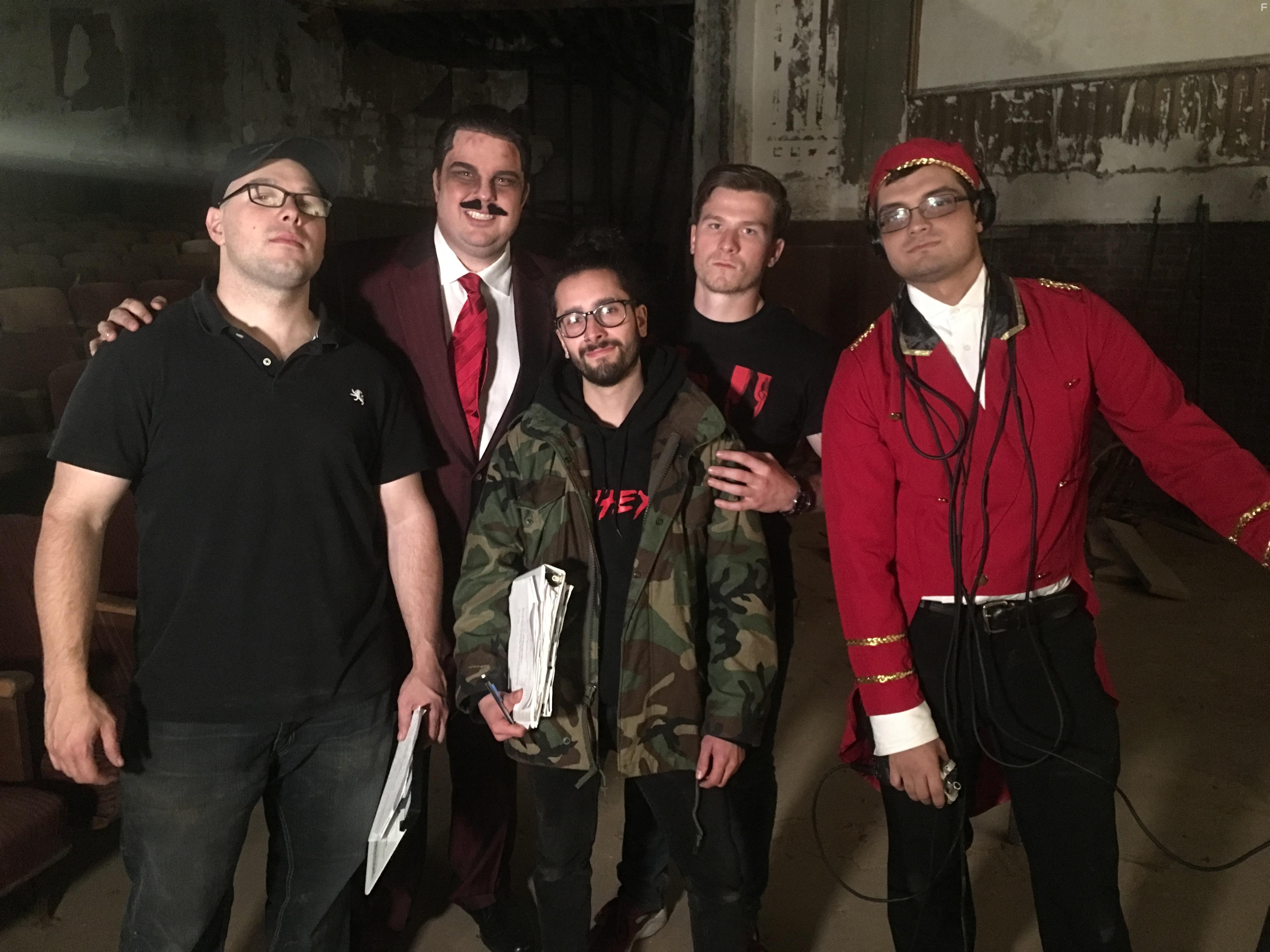 Arthur L. Bernstein, Christopher Michael Cagle, and Nathan David Walker in Leo and the Shark (2019)