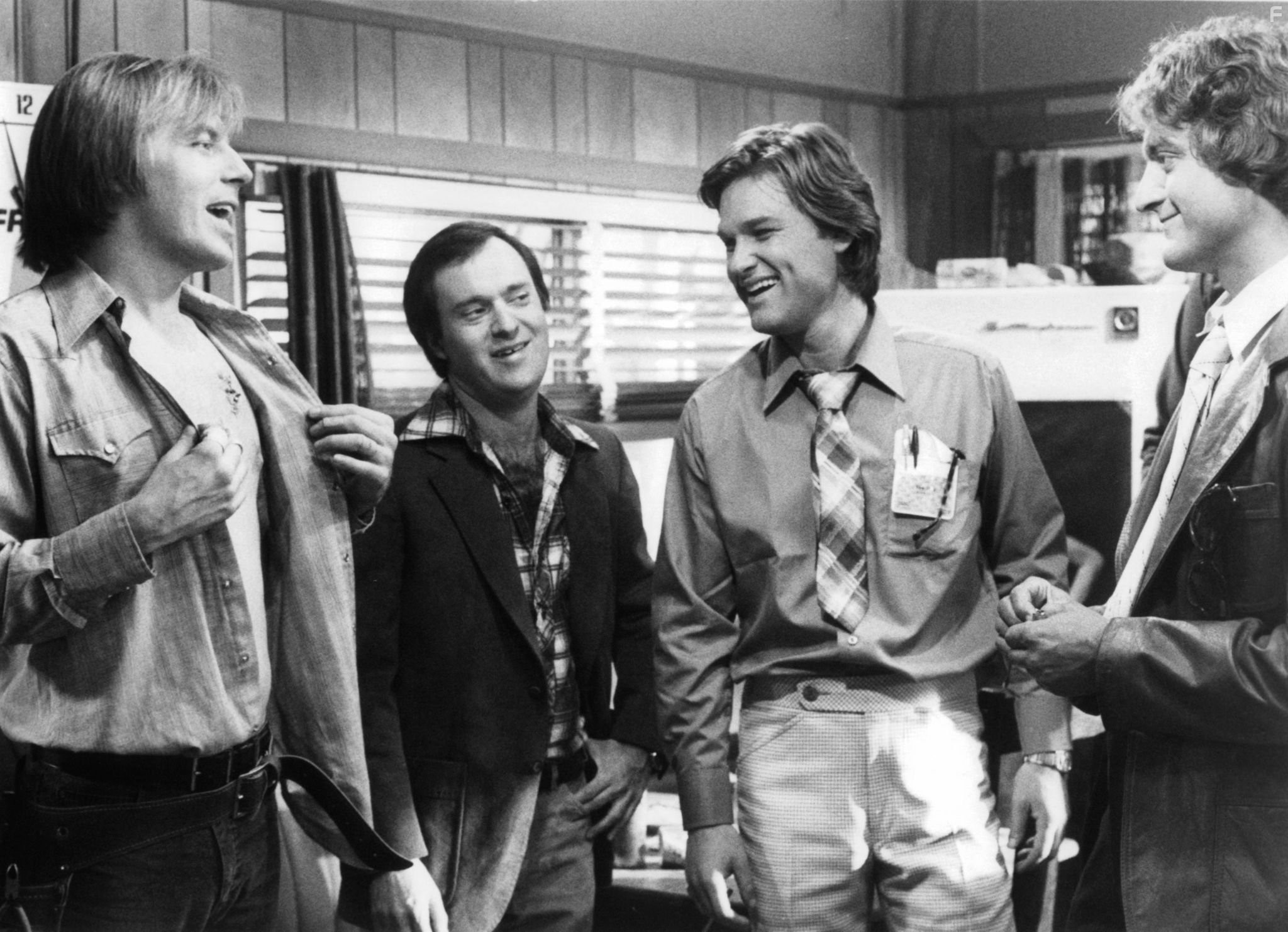 Kurt Russell, David L. Lander, Gerrit Graham, and Michael McKean in Подержанные автомобили (1980)