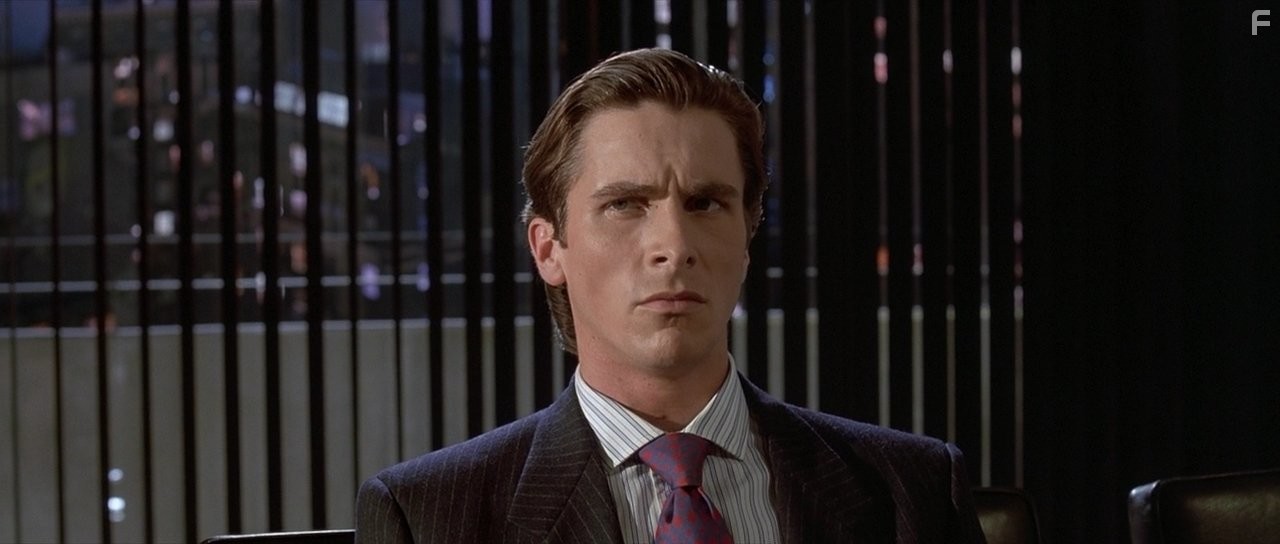 Christian Bale in Американский психопат (2000)