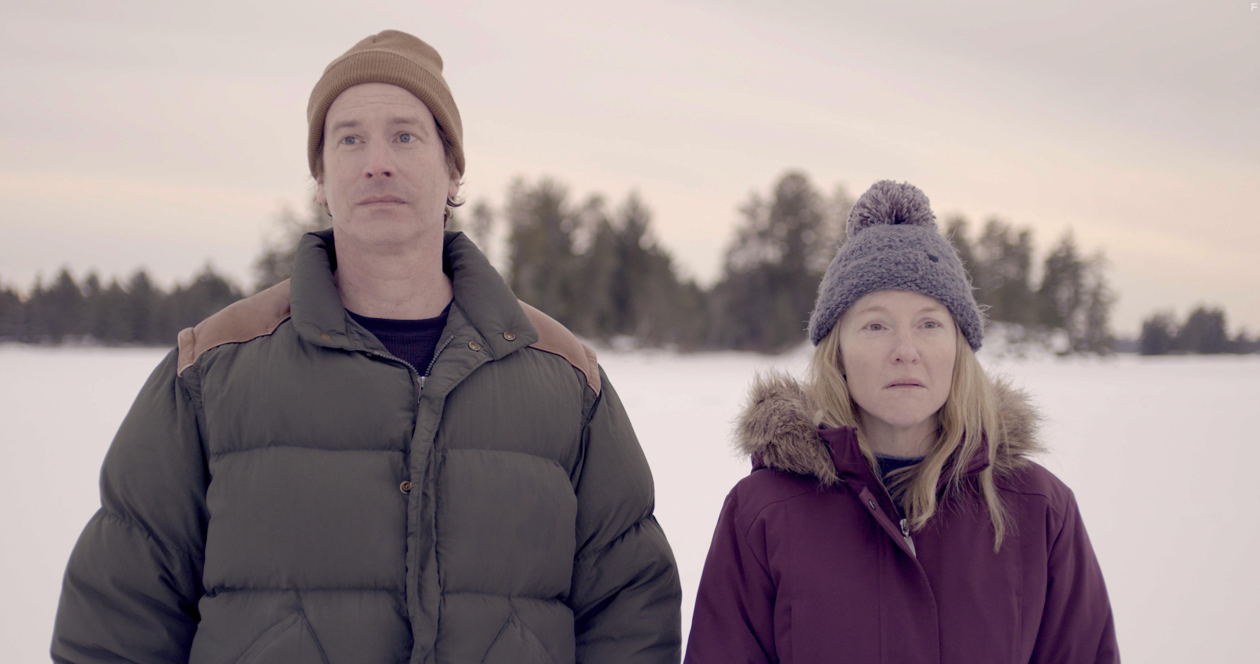 Rachael Harris and Rob Huebel in International Falls (2019)