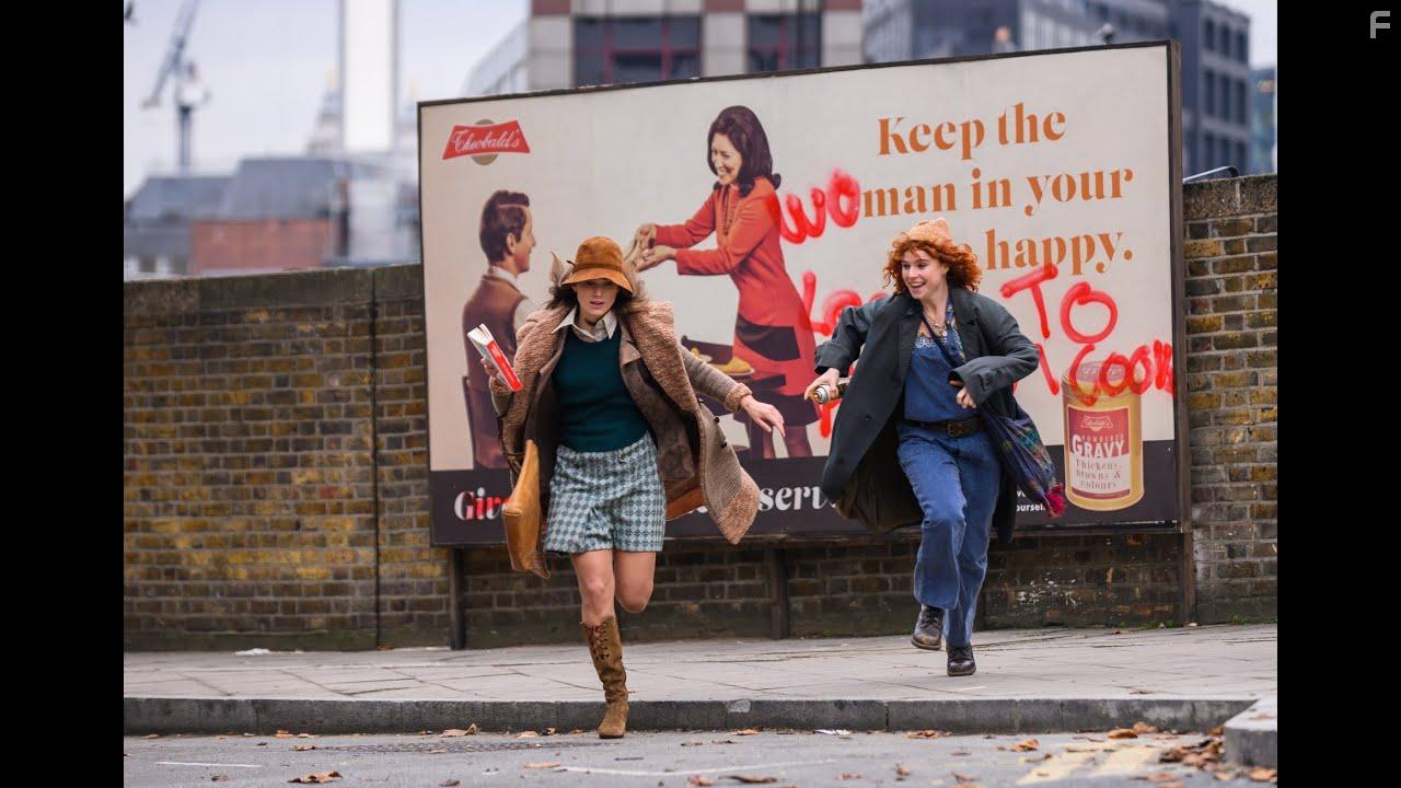 Keira Knightley and Jessie Buckley in Misbehaviour (2020)