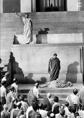 "Julius Caesar" Marlon Brando as Mark Antony, James Mason as Brutus 1953 MGM/Turner Ent