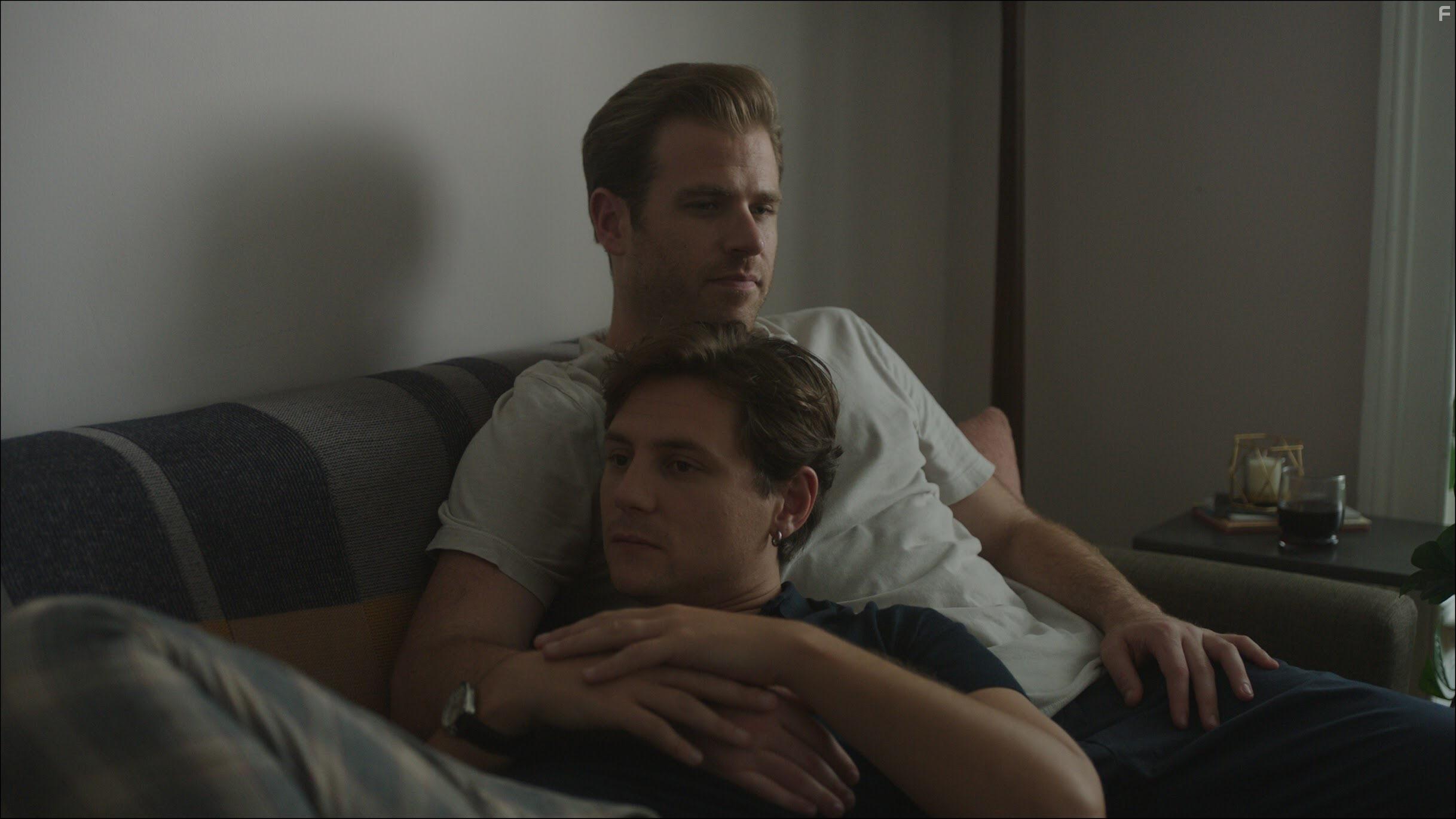 Augustus Prew and Scott Evans in Sell By (2019)