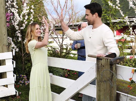 John Innes, Bethany Joy Lenz, and Brett Dalton in Just My Type (2020)