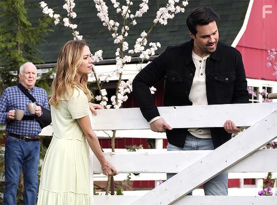 John Innes, Bethany Joy Lenz, and Brett Dalton in Just My Type (2020)