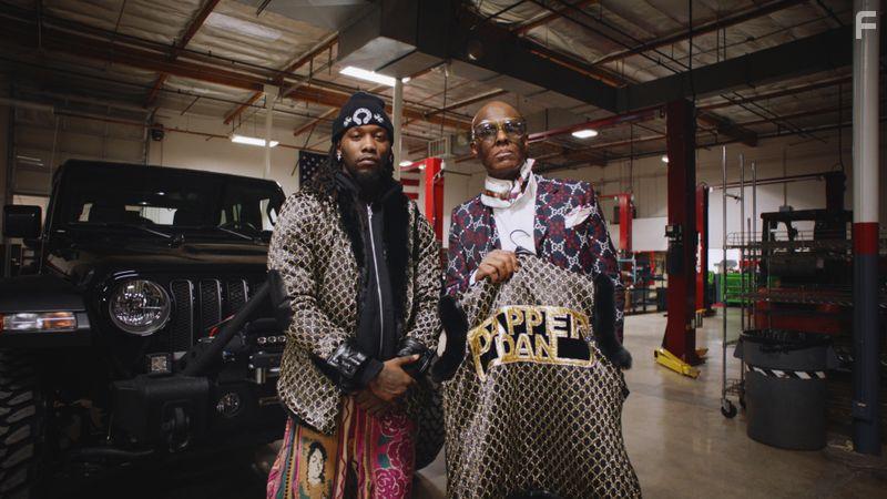 Dapper Dan and Offset in Skrrt with Offset (2020)