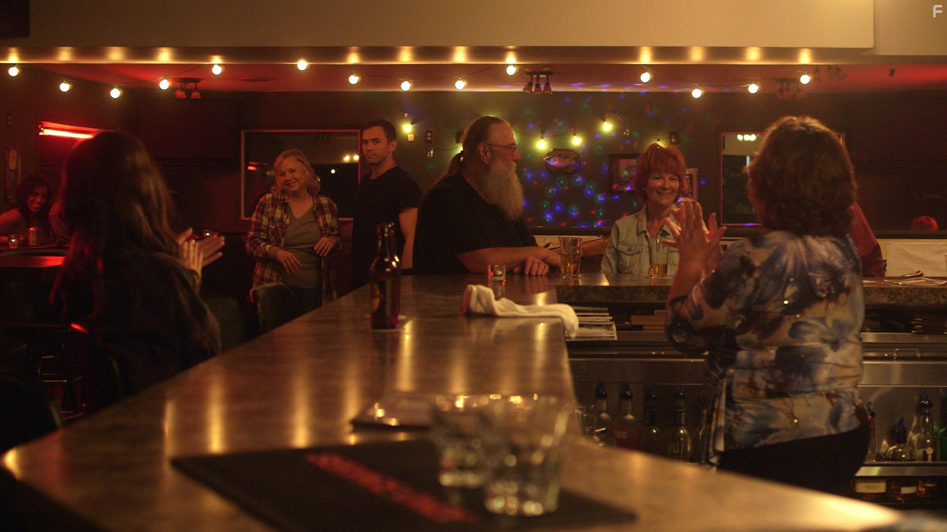 Janet Fogg, Noah Gillett, Janan Terpstra, and Sierra Schermerhorn in No Blood of Mine (2017)