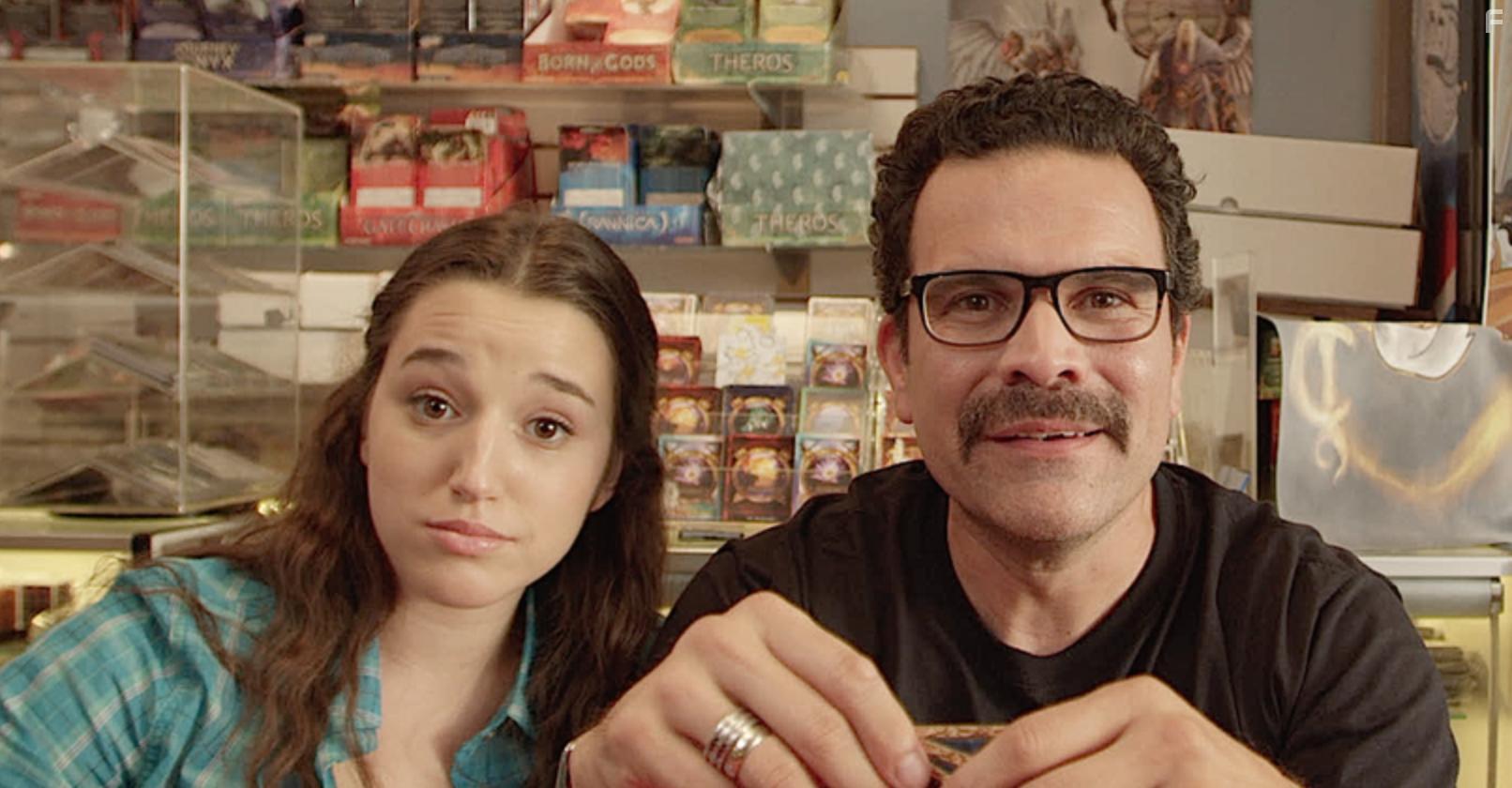 Marisa Davila with Ricardo Chavira in film Tournament