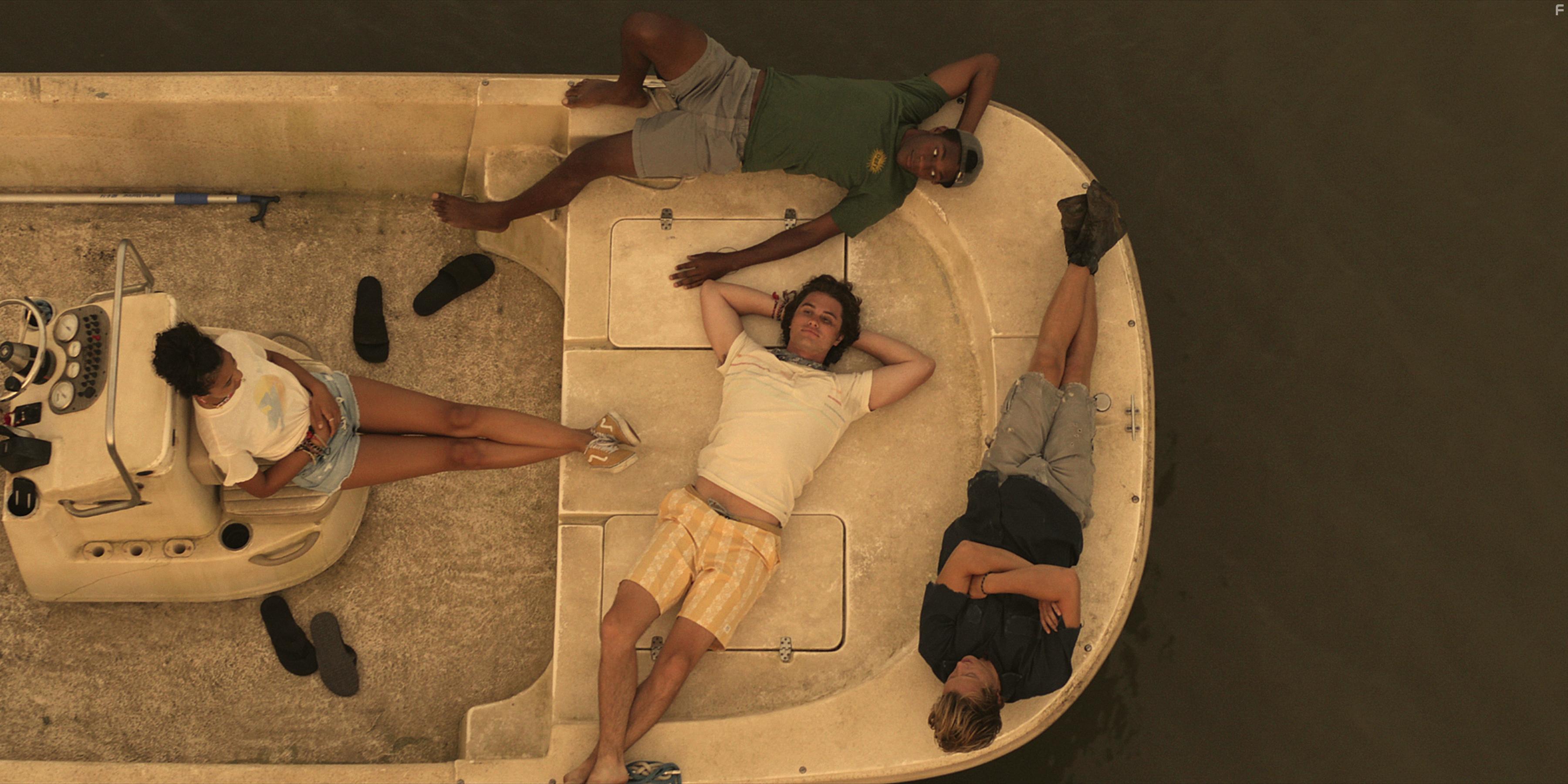 Jonathan Daviss, Chase Stokes, and Rudy Pankow in Outer Banks (2020)