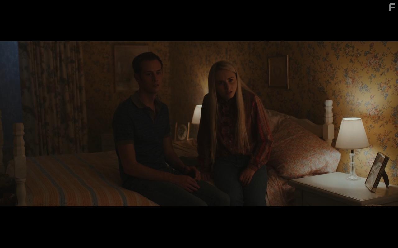 Caroline Labrum and Sterling Evans in Behind You (2020)