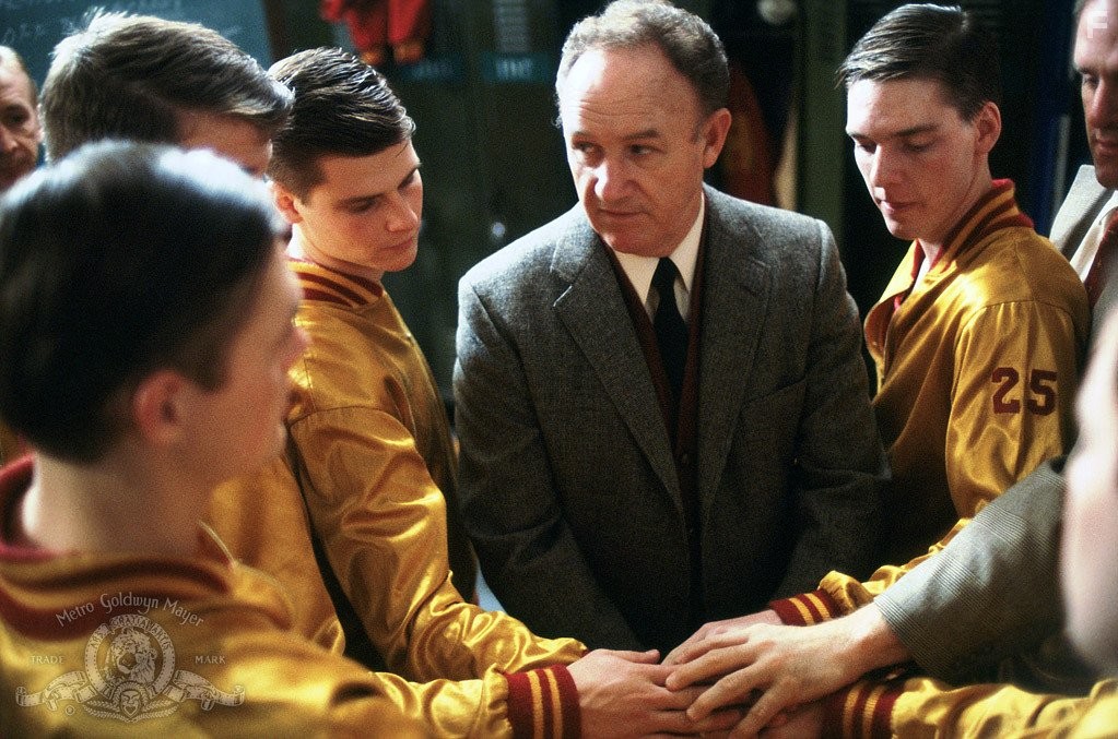 Gene Hackman in Команда из штата Индиана (1986)