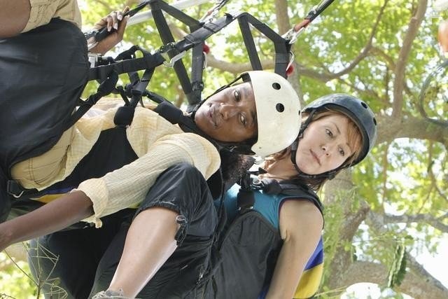 April Grace and Cynthia Stevenson in Без координат (2011)