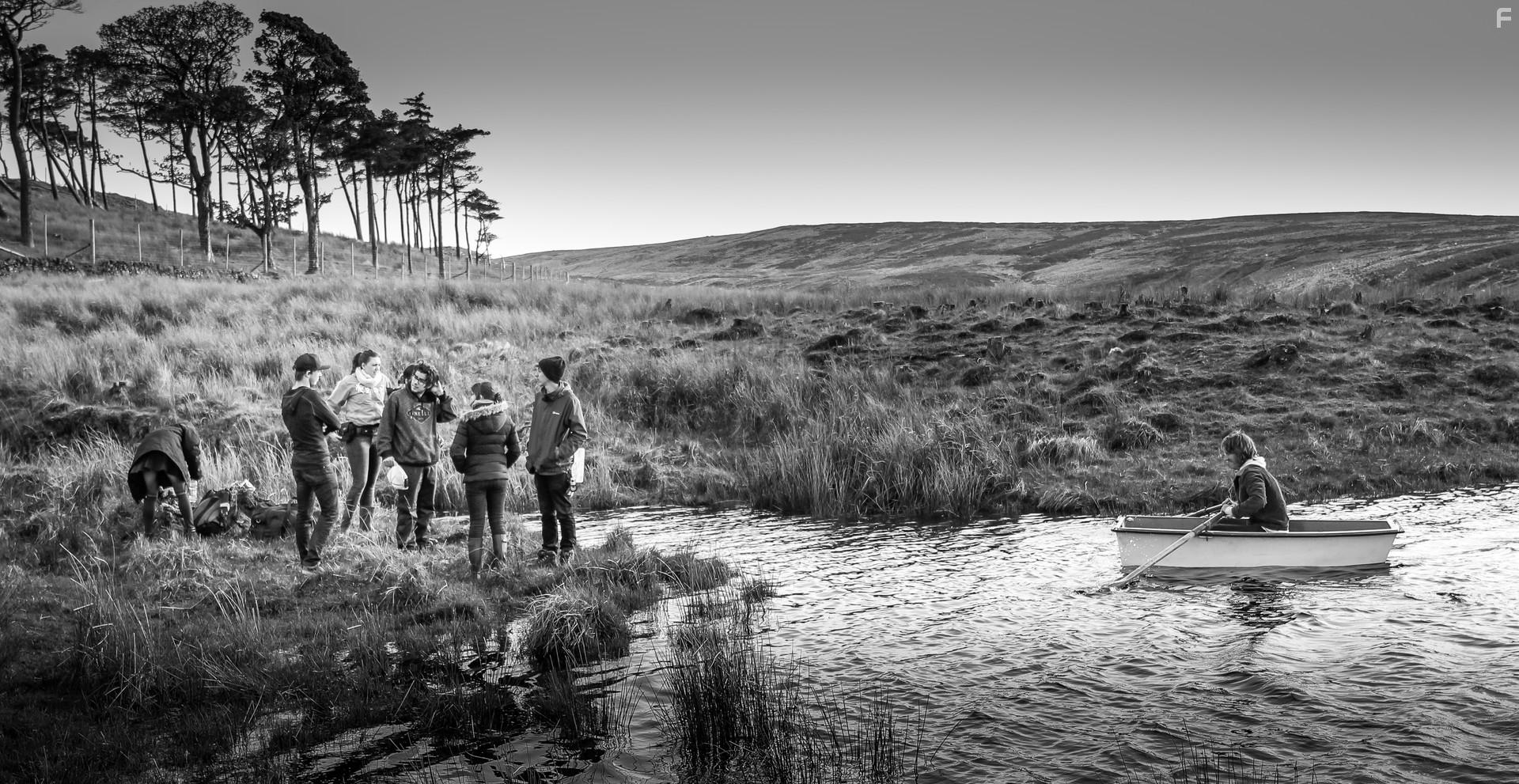 Stuart Mortimer, Ingvild Deila, Edward A. Palmer, and Tomas Brice in Hippopotamus (2018)