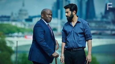 Ray Panthaki and Lucian Msamati in Gangs of London: Episode 8 (2020)