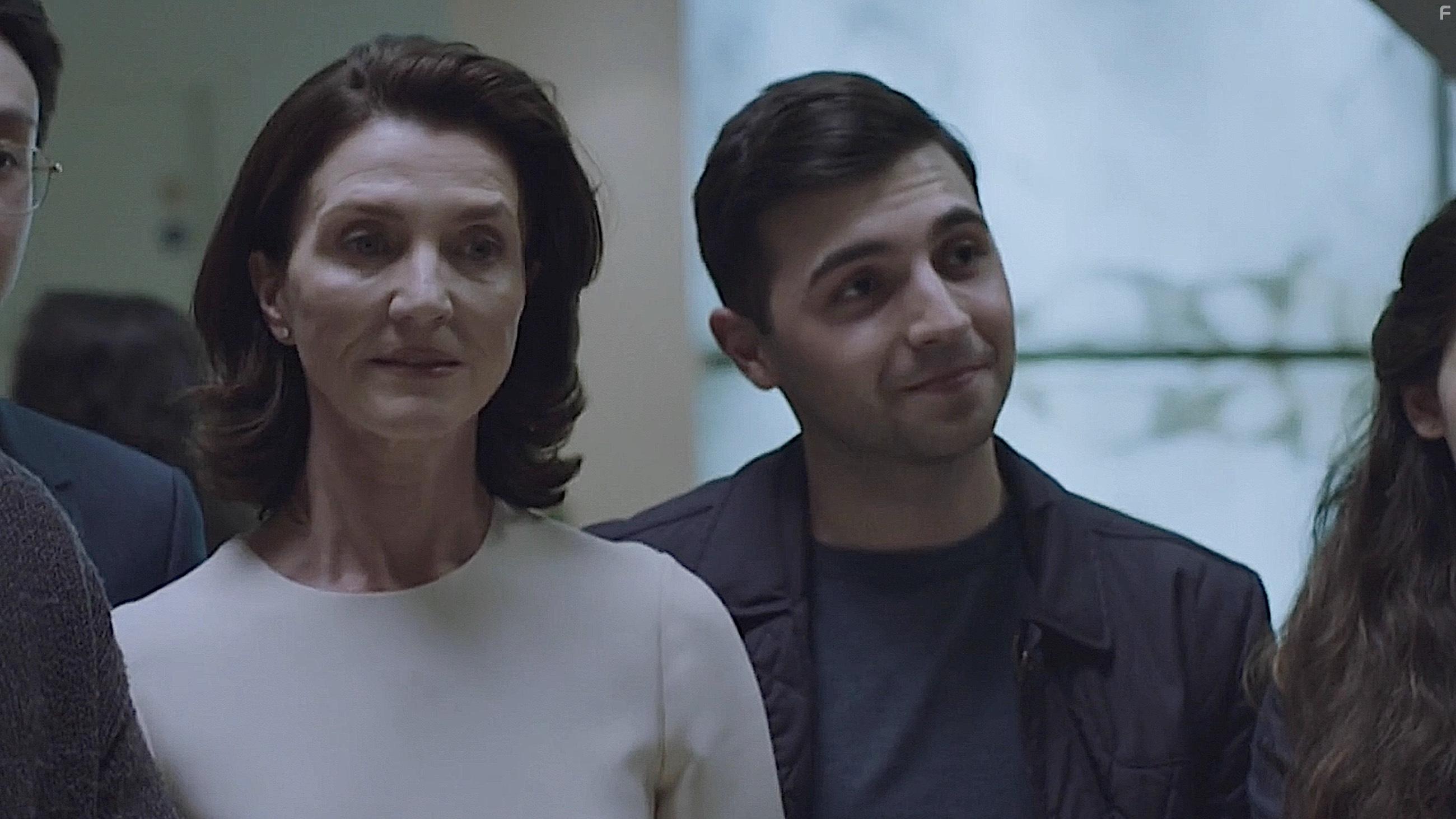 Michelle Fairley and Tiago Martins in Gangs of London (2020)