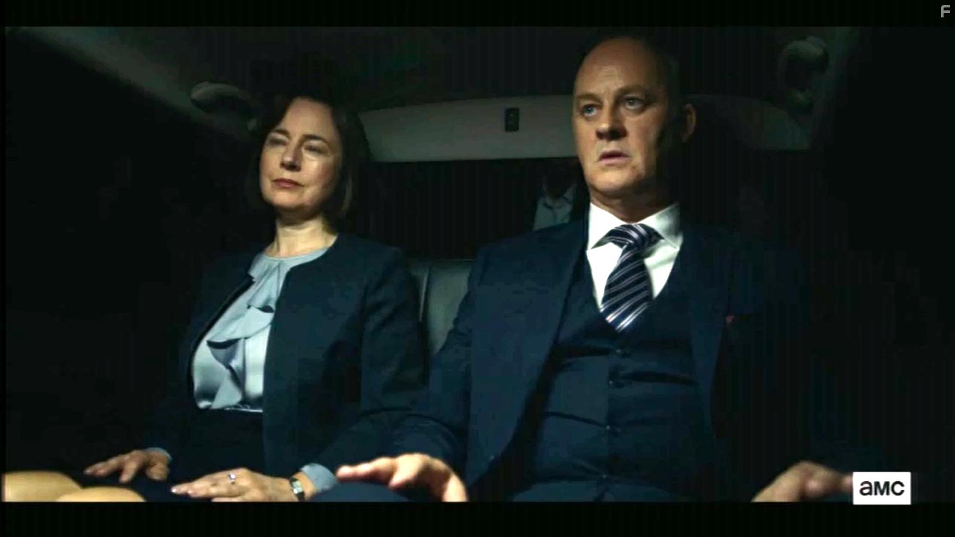 Amanda Drew and Tim McInnerny in Gangs of London (2020)