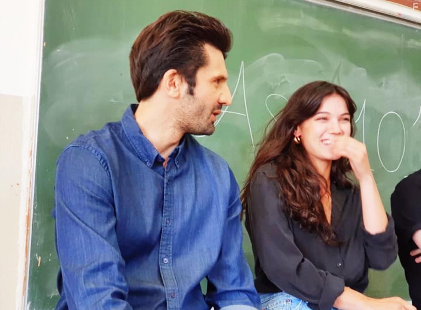Kaan Urgancioglu and Pinar Deniz at an event for Ask 101 (2020)