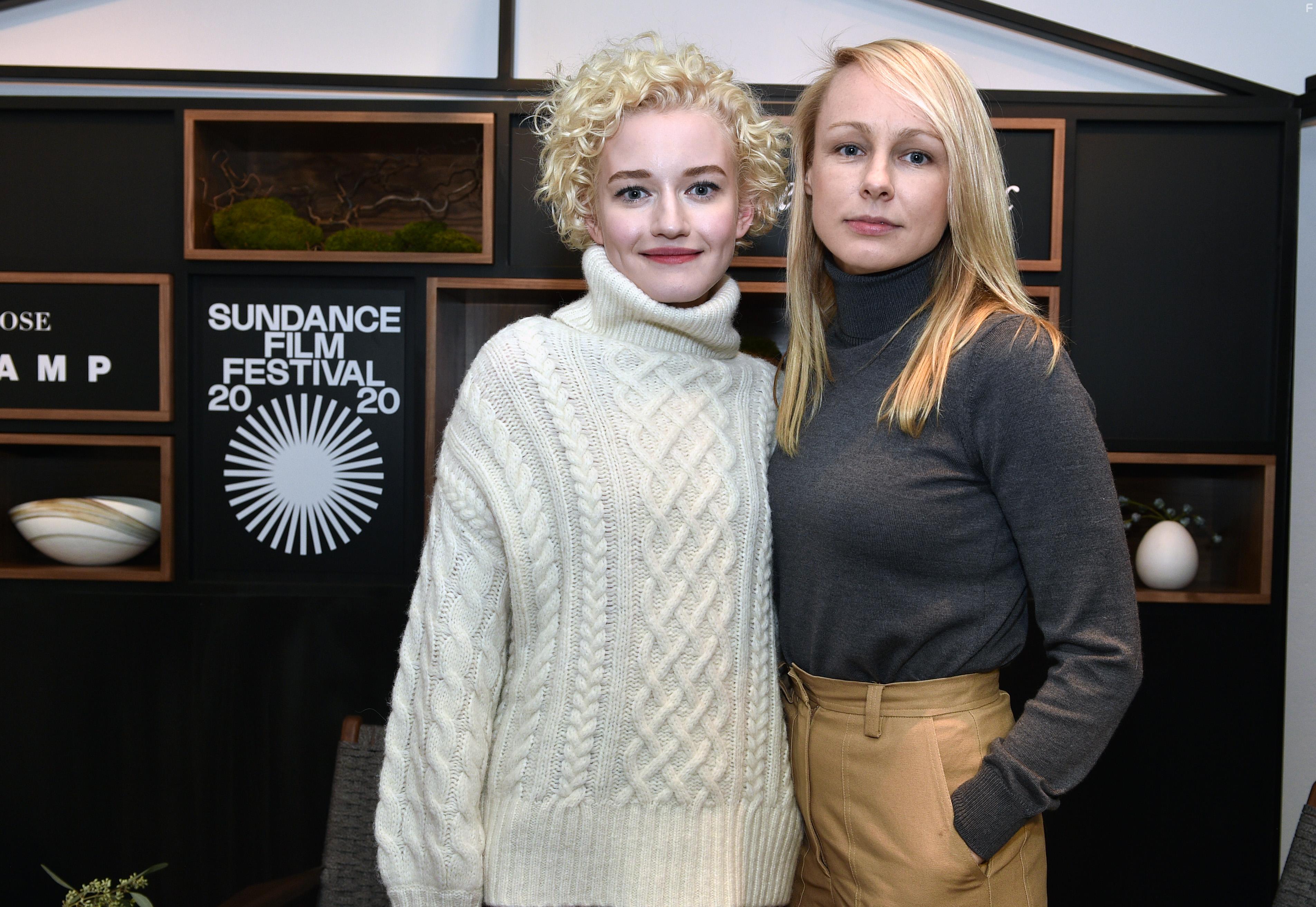 Kitty Green and Julia Garner at an event for The Assistant (2019)