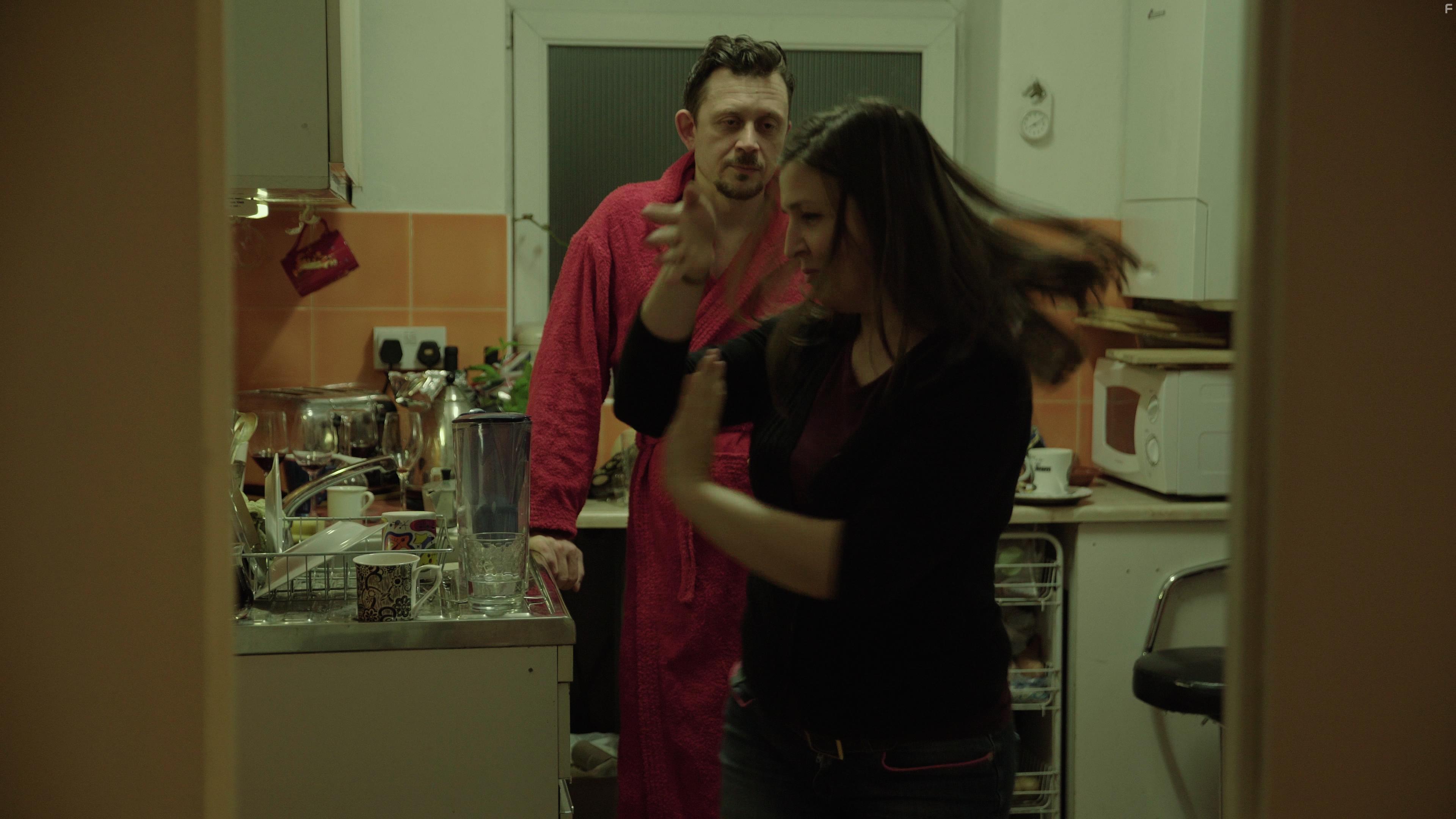 Angel Genov and Irina Atanasova in Cat in the Wall (2019)
