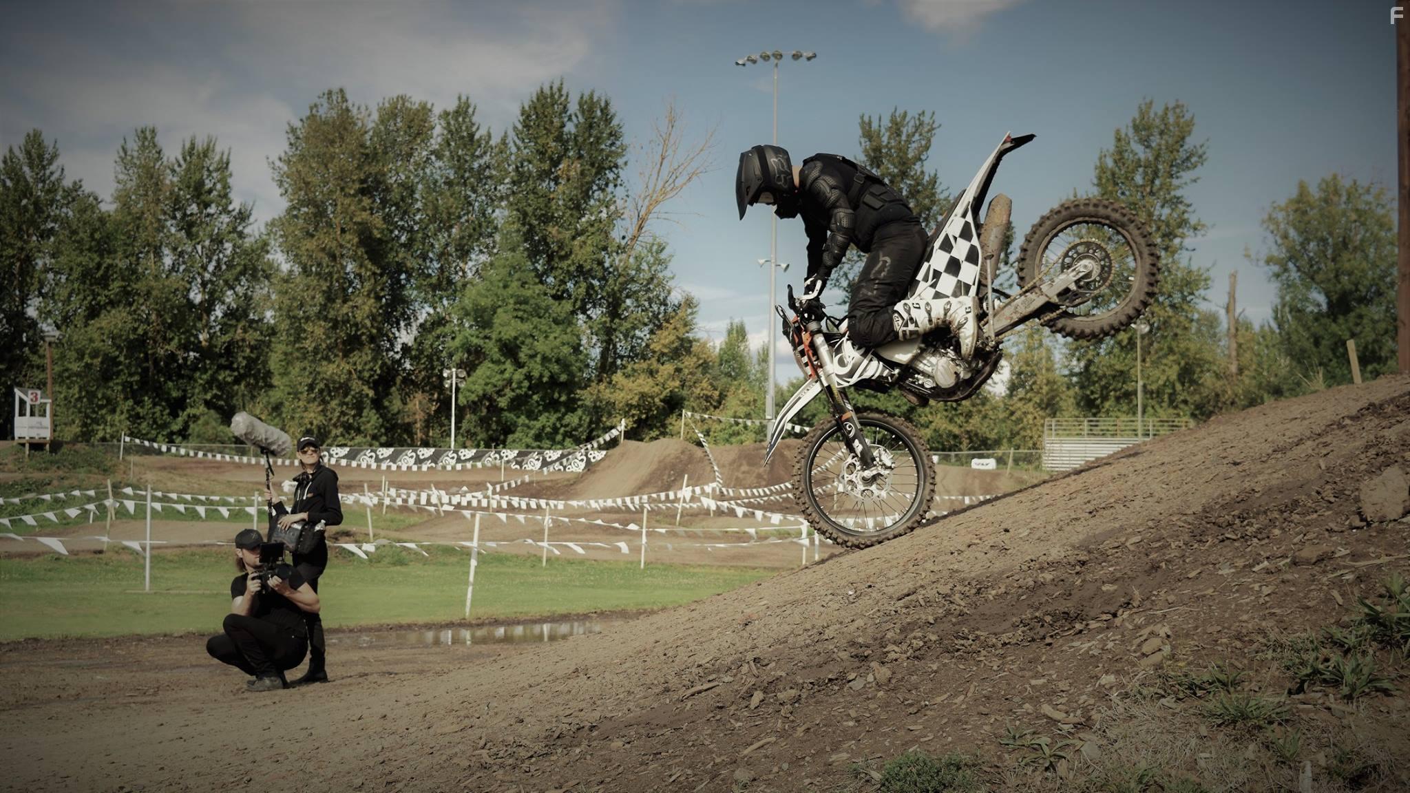 Portland International Racetrack - On set of "Stolen Season"