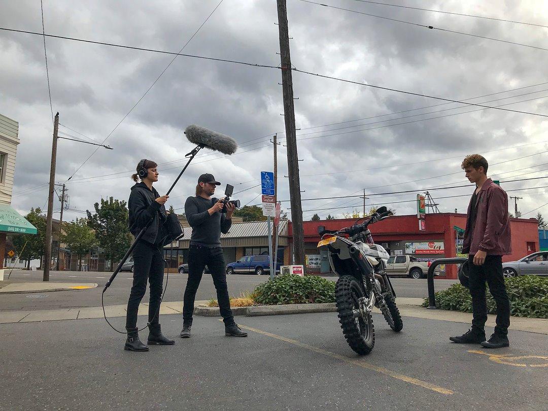 Portland, Oregon - On set of "Stolen Season"