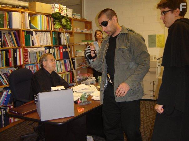 Tyhr Trubiak, Veronica Ternopolski, Stephen Washen, and Ian Russell in Cybernetic Showdown (2019)