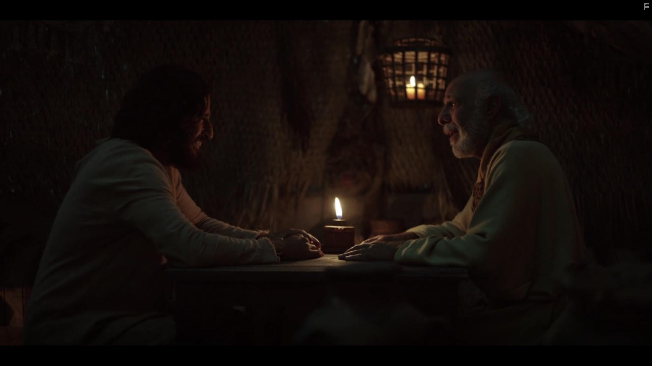 Erick Avari and Jonathan Roumie in The Chosen: Invitations (2019)