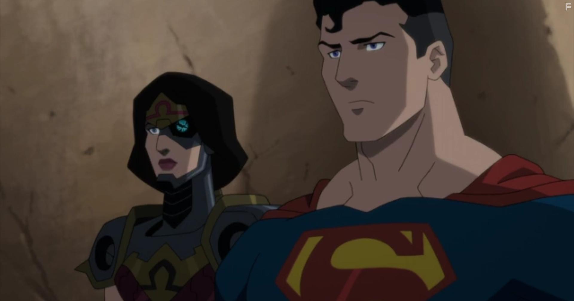 Jerry O'Connell and Rosario Dawson in Justice League Dark: Apokolips War (2020)