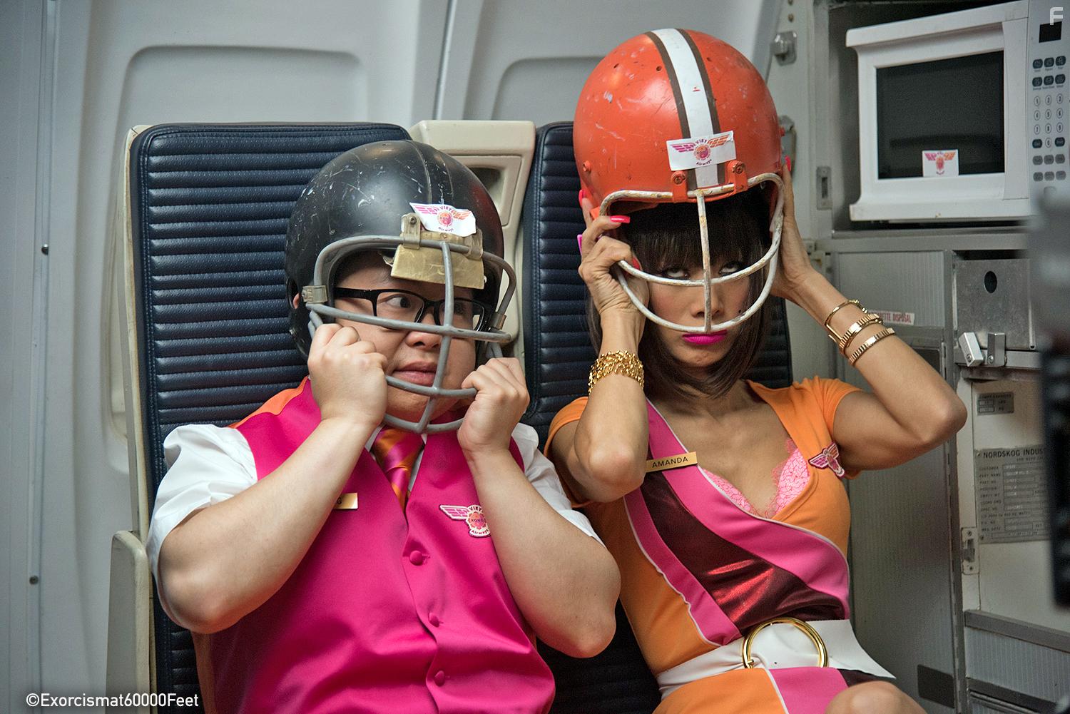 Bai Ling and Matthew Moy in Exorcism at 60,000 Feet (2019)