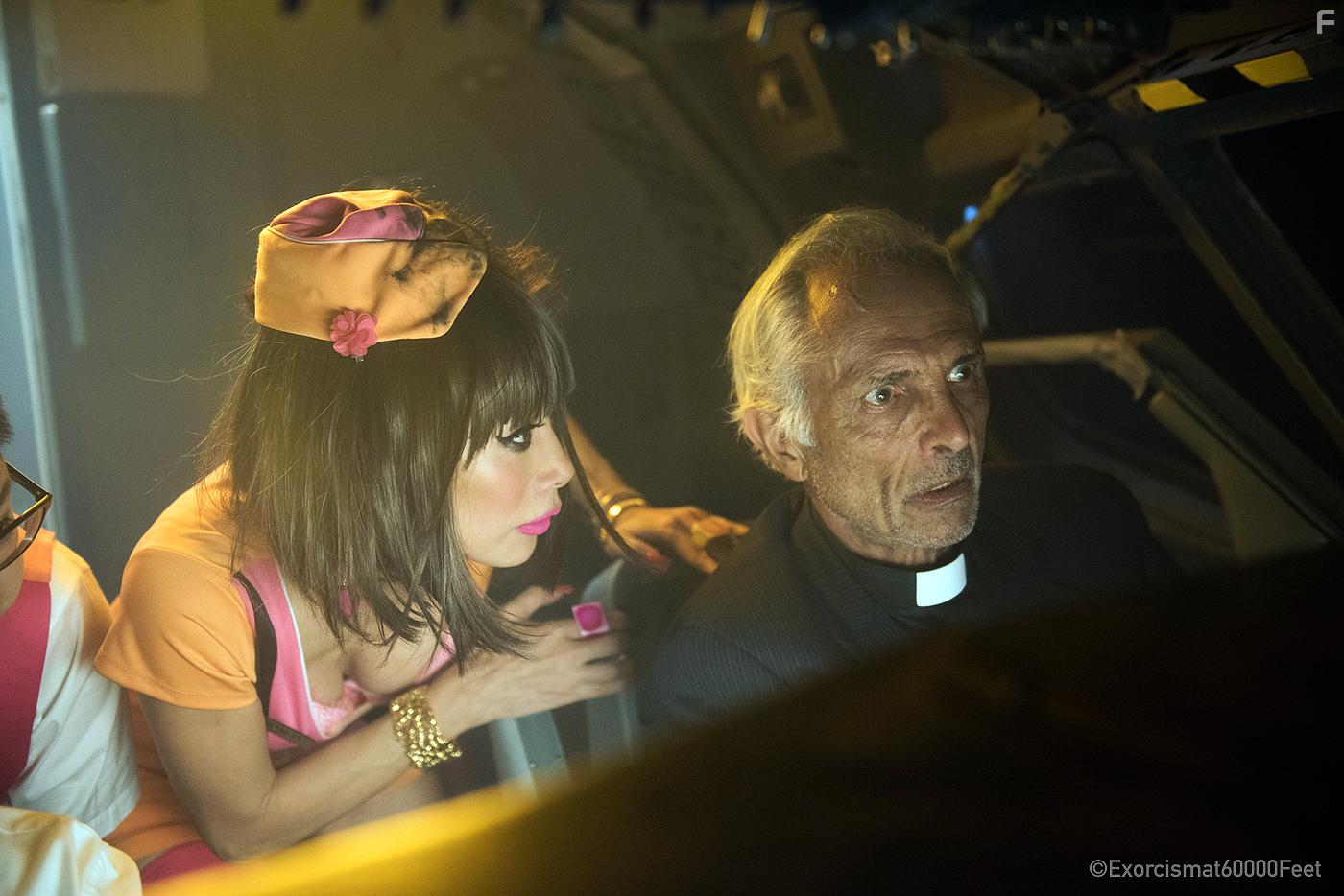 Bai Ling and Robert Miano in Exorcism at 60,000 Feet (2019)